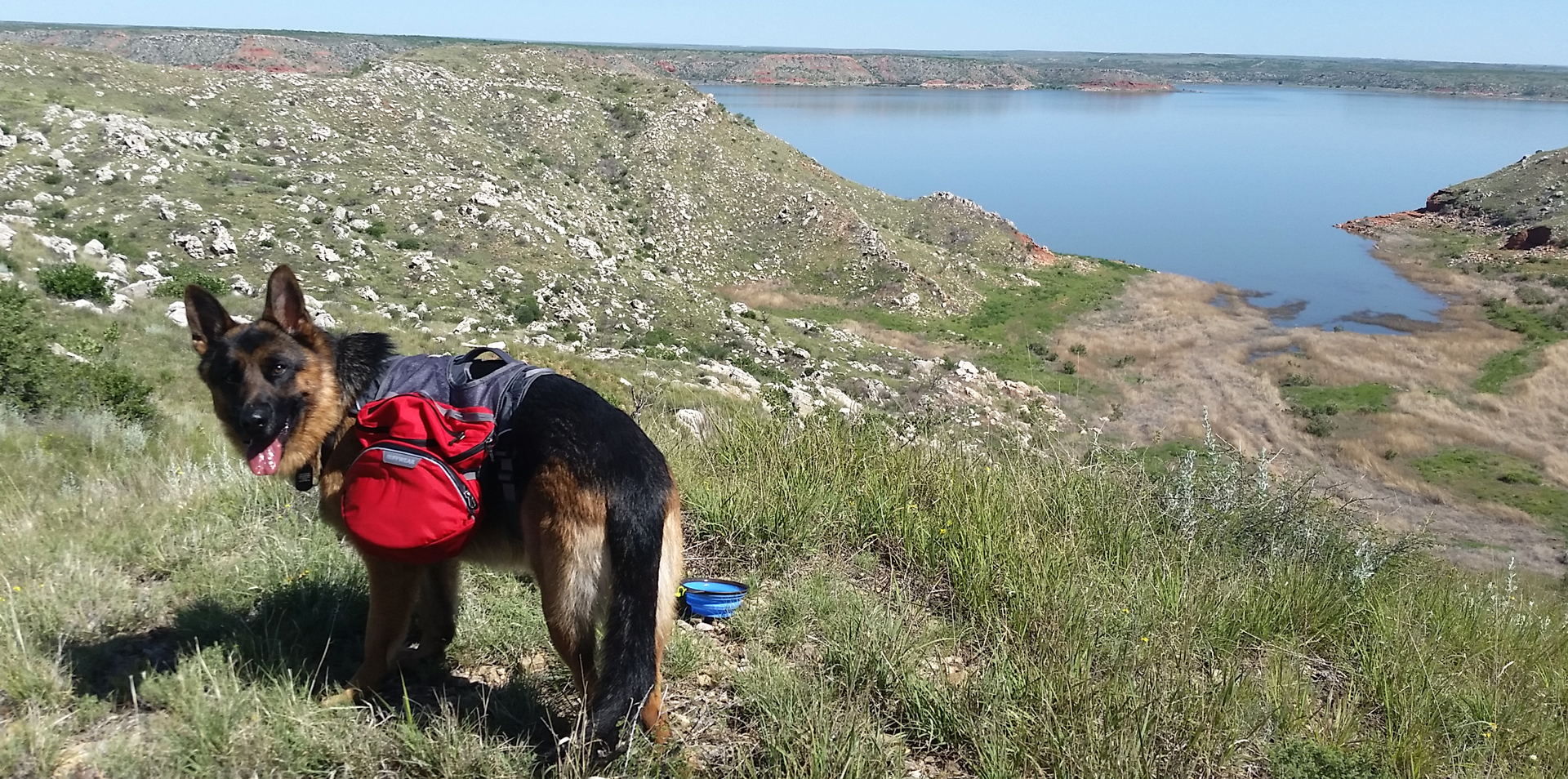 photo: Jäger at Lake Meredith.