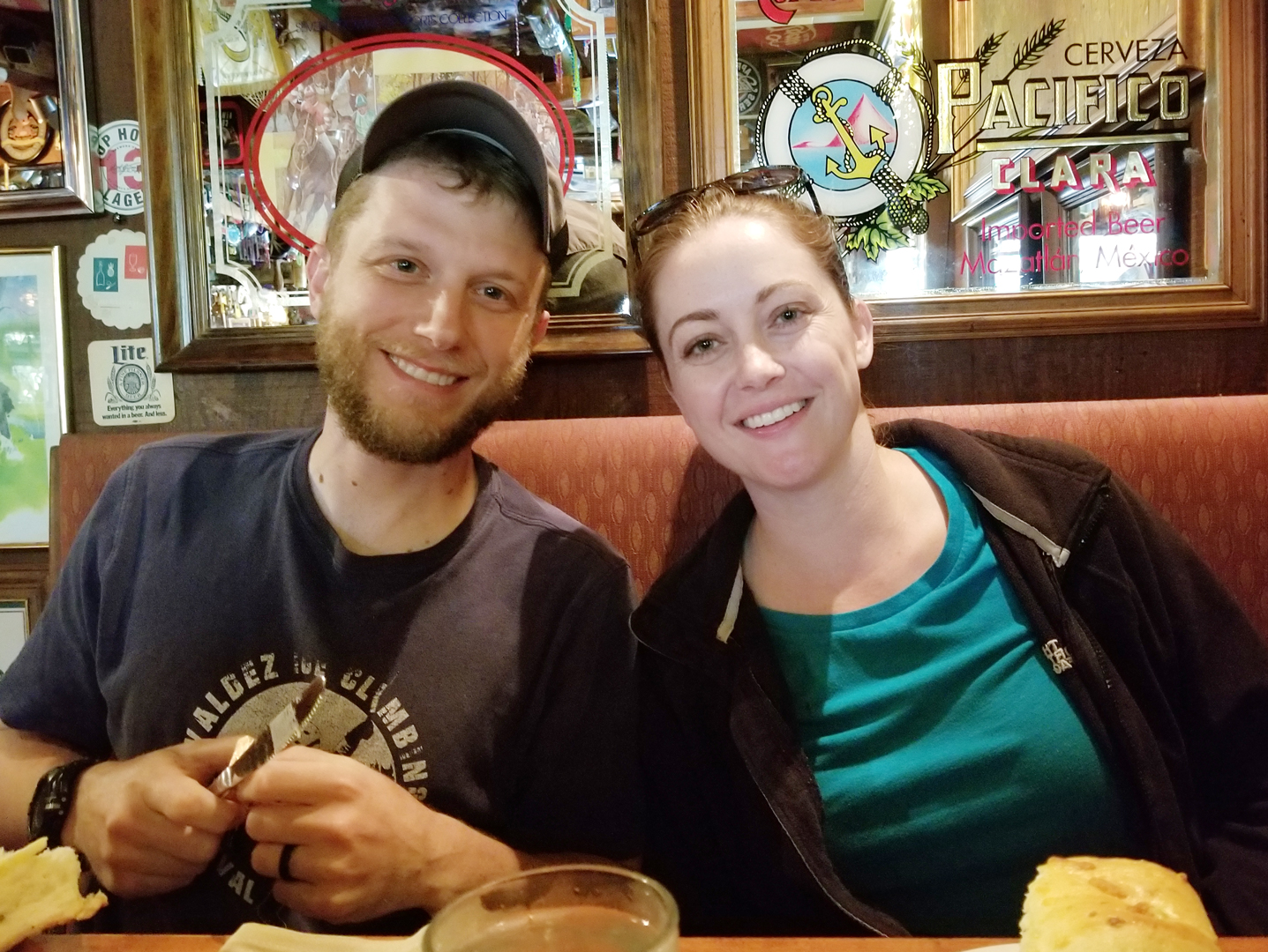 photo: Nick and Jen at the Double Musky in Girdwood, AK.